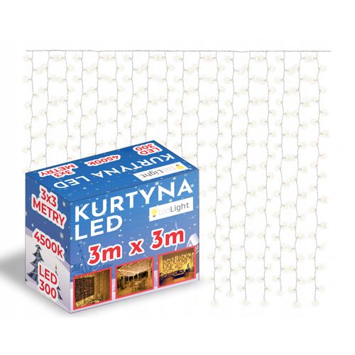 LED zavjesa 300 LED dioda 3x3m slika 2