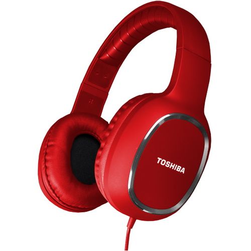 TOSHIBA slušalice, žičane, HandsFree, crvene RZE-D160H slika 1