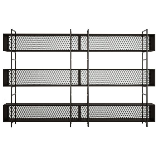 İclal Duvar Tipi Dekoratif Takım L1160 Black Multi Purpose Shelf slika 7