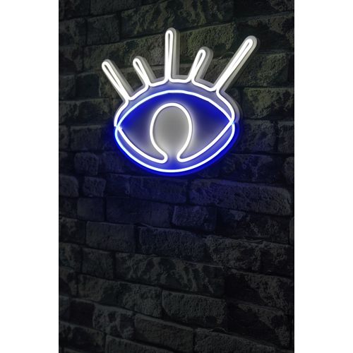 Wallity Ukrasna plastična LED rasvjeta, Evil Eye - White slika 1