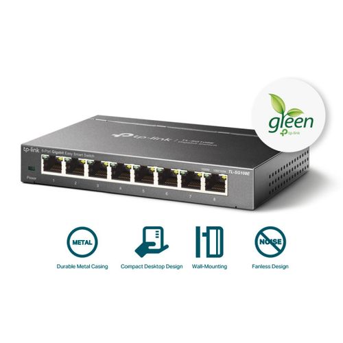 Switch TP-LINK TL-SG108E Gigabit 10/100/1000Mbps slika 3