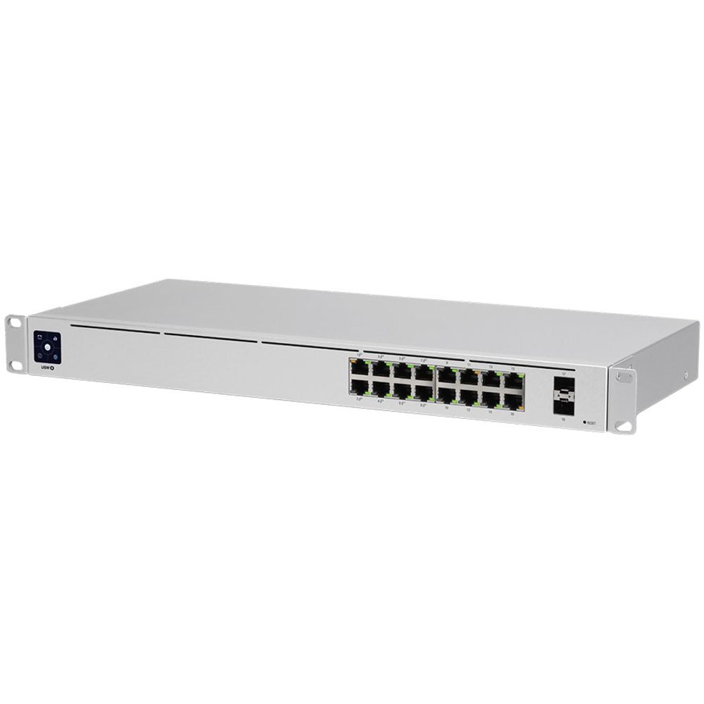 USW-16-PoE: 16 RJ45 Portova sa 2 SFP Porta slika 1