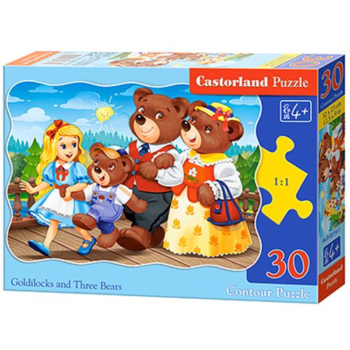Puzzle Zlatokosa i Tri Medveda slika 1