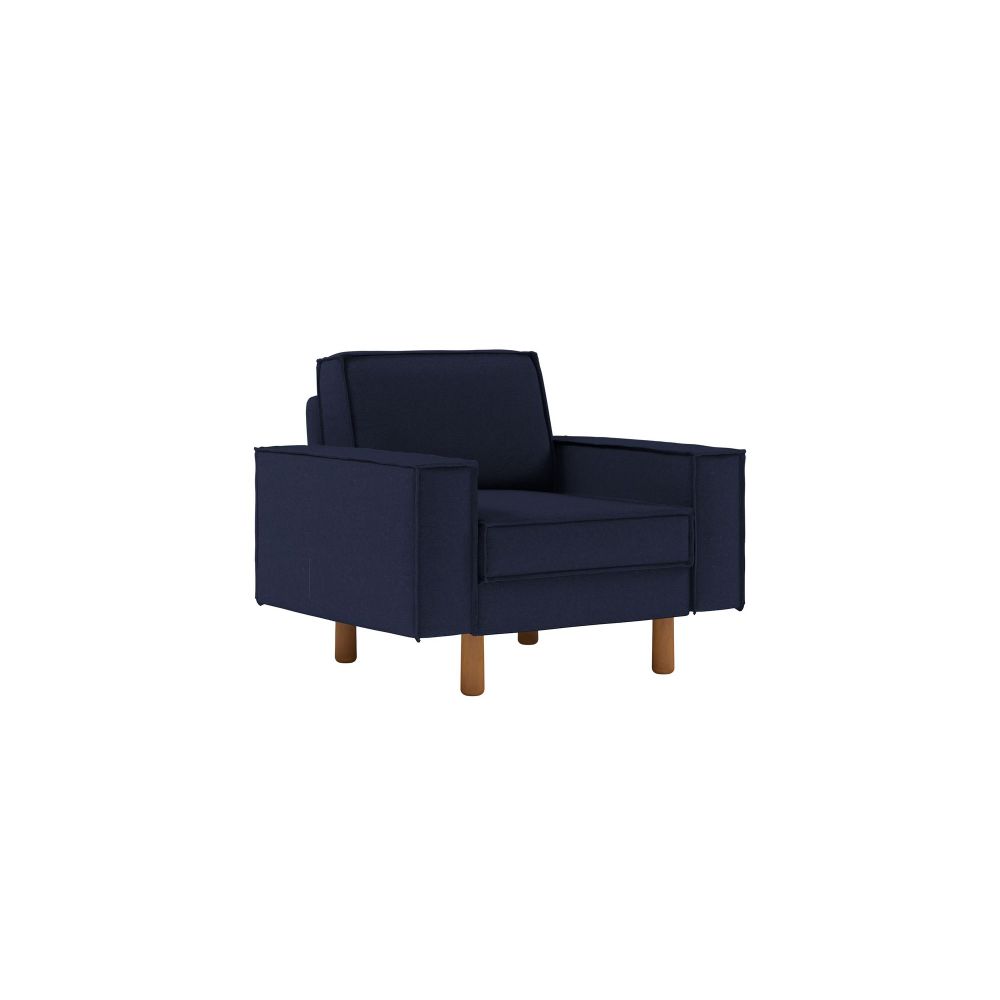 Sofa za Jednu Osobu Sparrow 1 - Noćno Plava Orah slika 1