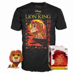Set POP figure & Tee Disney The Lion King Mufasa size XL