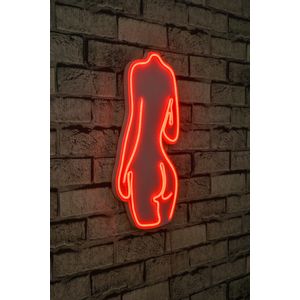 Wallity Ukrasna plastična LED rasvjeta, Sexy Woman - Red