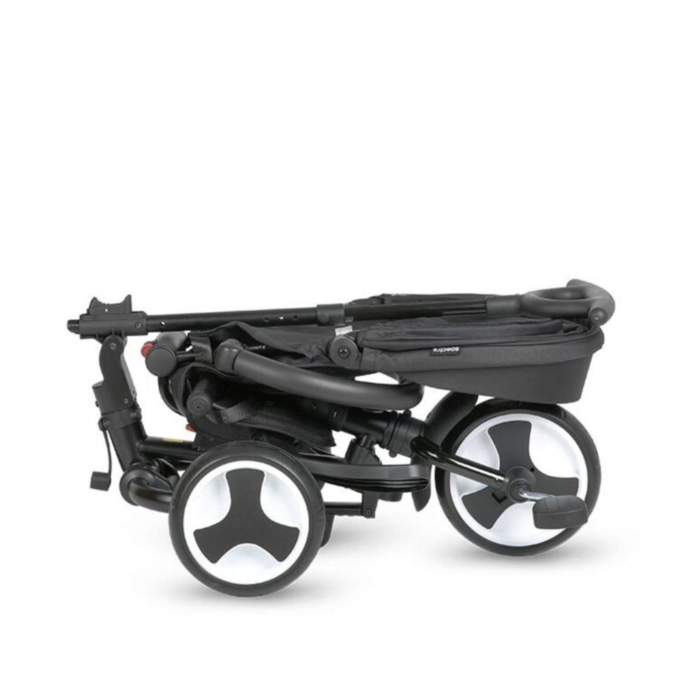 Coccolle Sklopivi rotirajući tricikl Spectra Plus Premium Line, Jet Black slika 17