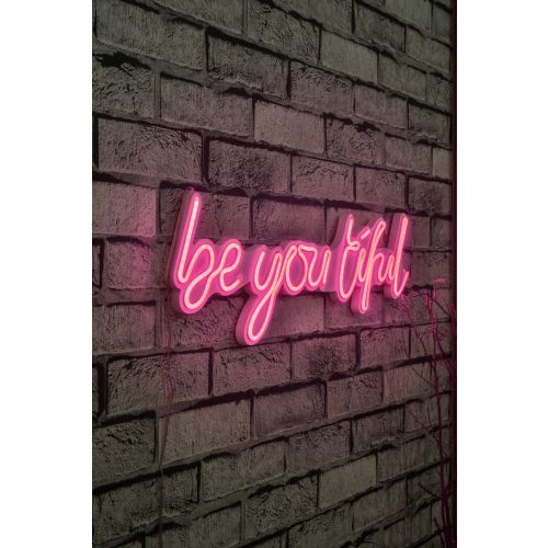 Be you tiful - Pink Pink Decorative Plastic Led Lighting slika 2