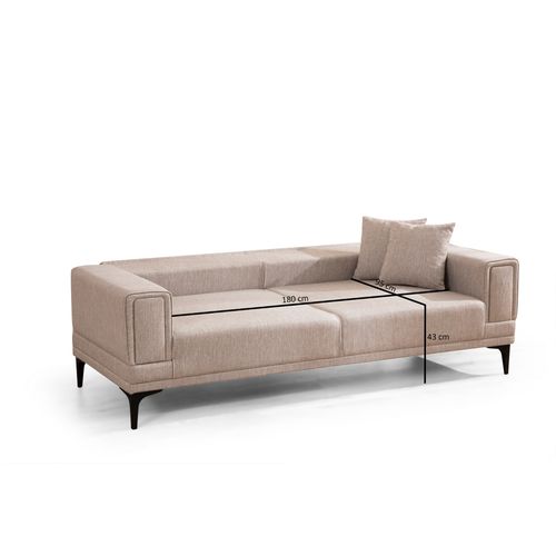 Horizon - Light Brown Light Brown 3-Seat Sofa-Bed slika 11