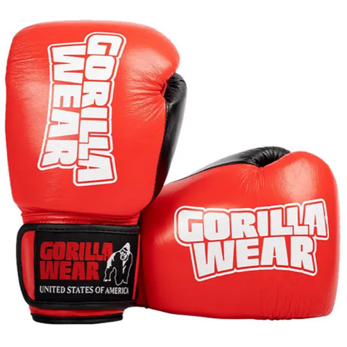 Gorilla Wear Bokserske rukavice Ashton Pro - Red/Black - 12oz slika 4