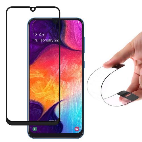 Hibridno Flexi Nano Staklo s okvirom za Samsung Galaxy A50s / Galaxy A50 / Galaxy A30s crni slika 1