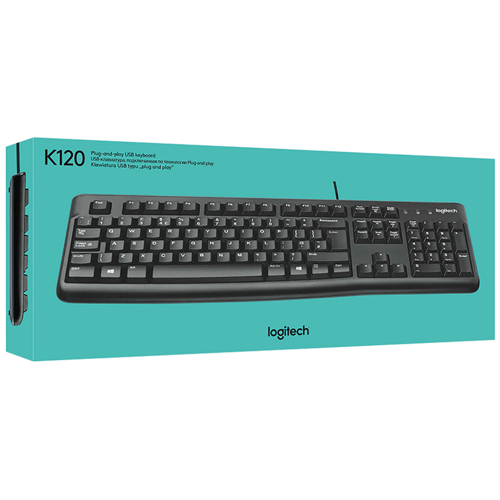 Logitech Tastatura, USB, International layout - K120 slika 2