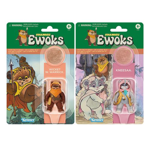 Star Wars Ewoks Wicket W. Warrick i Kneesaa figure 9cm slika 1