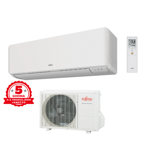 Fujitsu Super Eco Inverter klima uređaj 2kW ASYG07KMCF/AOYG07KMCC slika 1