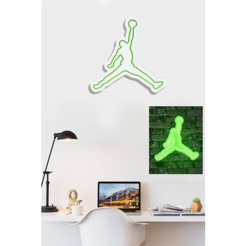 Wallity Ukrasna plastična LED rasvjeta, Basketball - Green slika 10