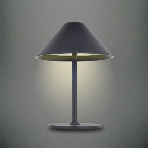 Liberty lampa, mini aluminijska stolna svjetiljka s crnom baterijom od 3W slika 5