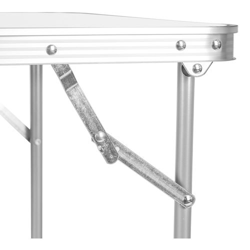 Modernhome sklopivi turistički stol, 80x60 cm, bijeli slika 7