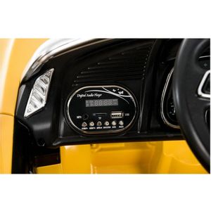 Licencirani auto na akumulator Audi R8 Spyder - žuti/lakirani
