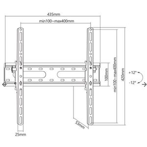 SBOX zidni nosač 32"-70", do 40kg PLB-2544T-2