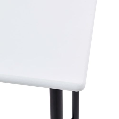 Barski stol bijeli 60 x 60 x 111 cm MDF slika 18
