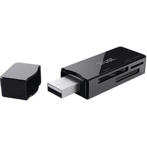 Čitač kartica TRUST NANGA USB3.1/M2,MS, Micro-SD,SD/crna