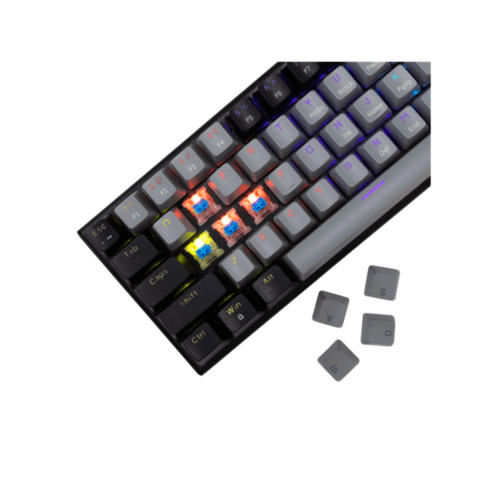 WHITE SHARK Tastatura GK-002721V2 WAKIZASHI-2 / US, plavi prekidač slika 2