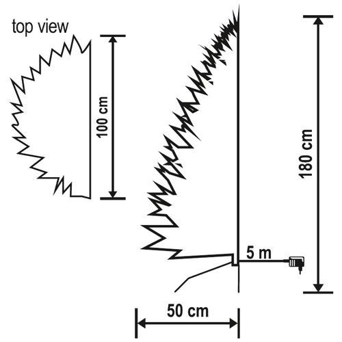 home Dekorativni bor s LED rasvjetom, 3D + 2D iglice, 180 cm - KMF 7/180 slika 4