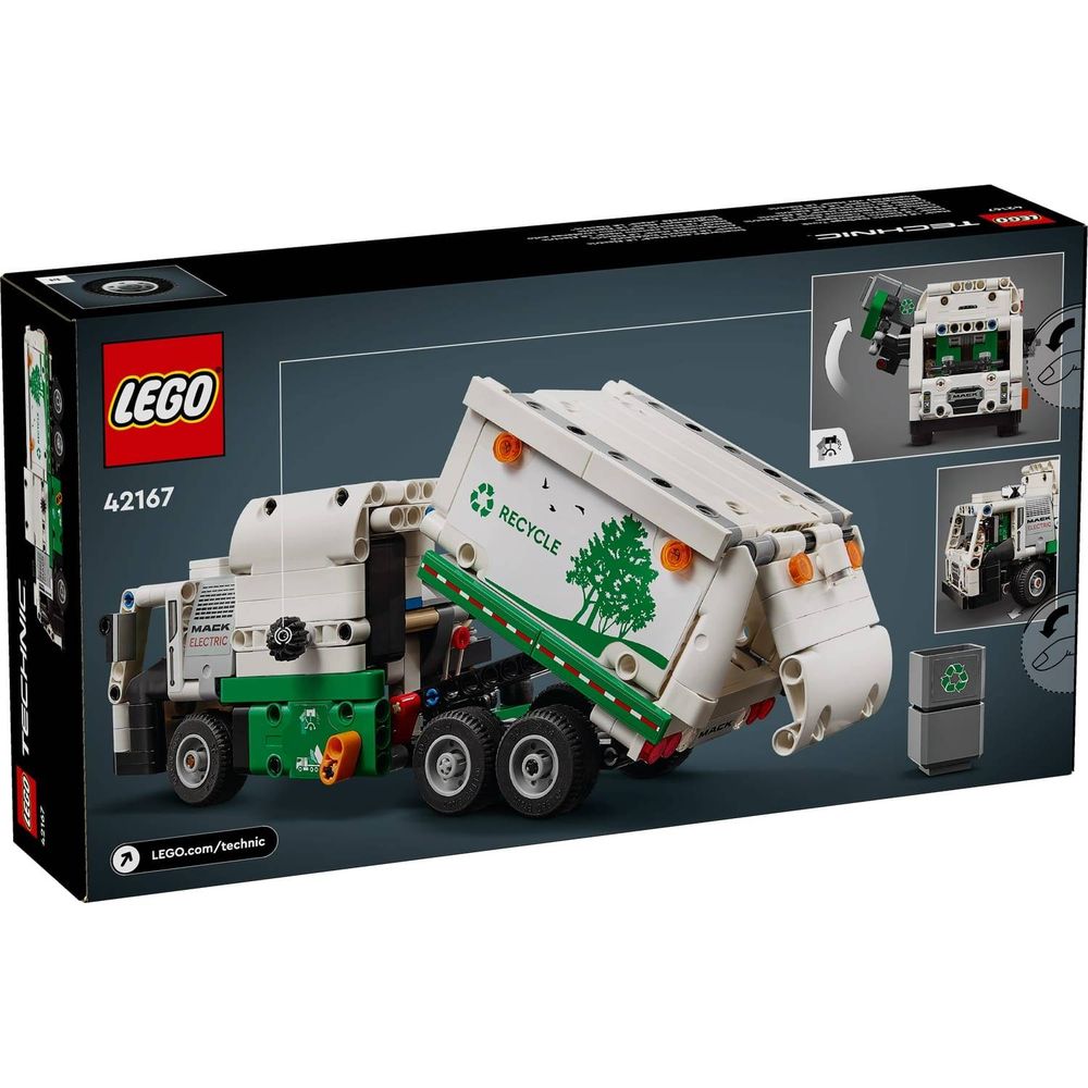LEGO 42167 Mack LR električni smetljarko slika 10