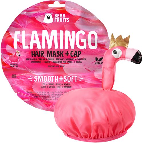 Bear Fruits, Flamingo Smooth Soft, Maska Za Kosu + Kapica Za Kosu S Plamencem, 20ml slika 1