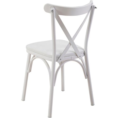 Woody Fashion Set stolova i stolica (6 komada), Bijela boja, OLV-SA-TK8 slika 7