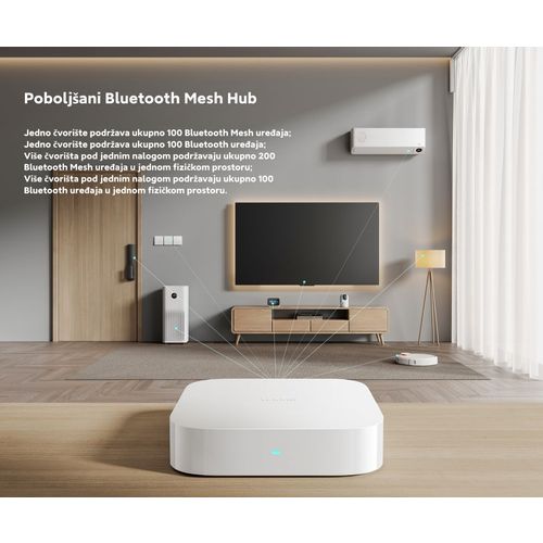 Hub XIAOMI kontrolni centar za pametne kuće beli slika 7