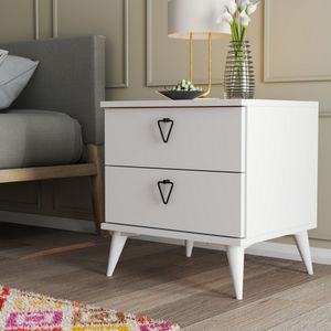 Versa-Ce 3634 White Nightstand
