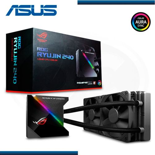 Asus RYUJIN 240 RGB Kuler za PC /vodeno hlađenje/crna slika 1