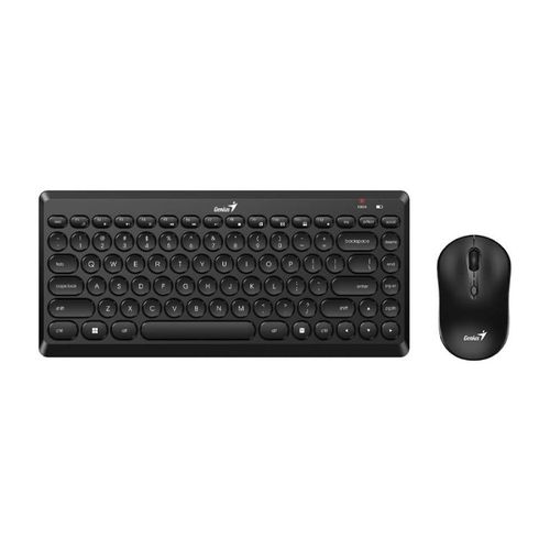 GENIUS LuxeMate Q8000 Wireless USB US crna tastatura + miš slika 2