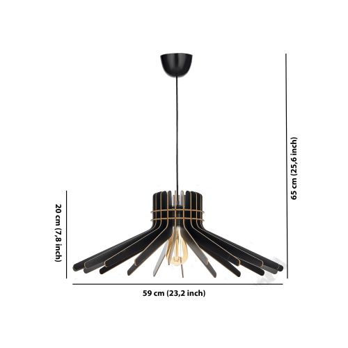 Boomerang - Black Black Chandelier slika 6