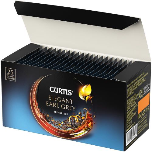 CURTIS Elegant Earl Grey - Crni čaj sa aromom bergamota i korom citrusa  25x1.7g 111011 slika 4