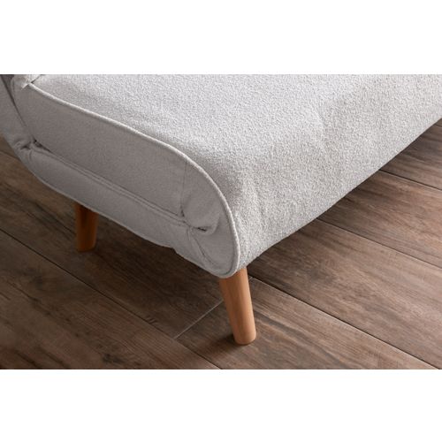 Atelier Del Sofa Dvosjed, Folde 2-Seater - Teddy Fabric - Cream slika 4