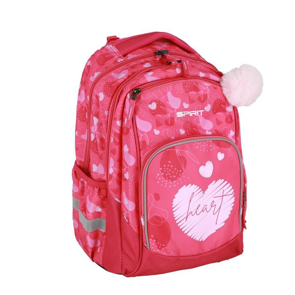 Ranac 44 cm, Heart 3D 410537, crveni, Newbie slika 1