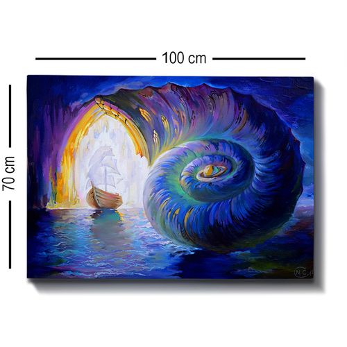 Wallity Kanvas Tablo (70 x 100) - 126 Multicolor Decorative Canvas Painting slika 3