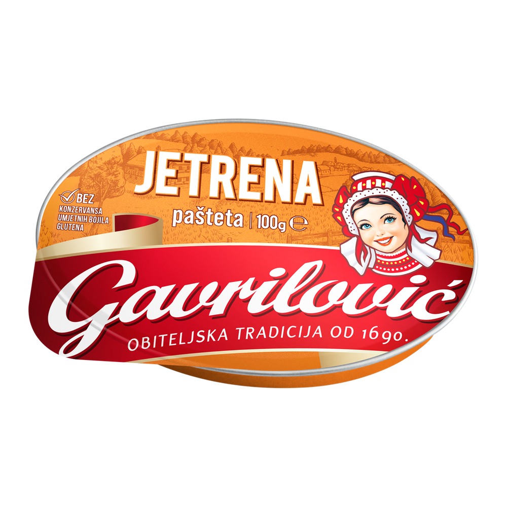 Gavrilović Jetrena pašteta 100g slika 1
