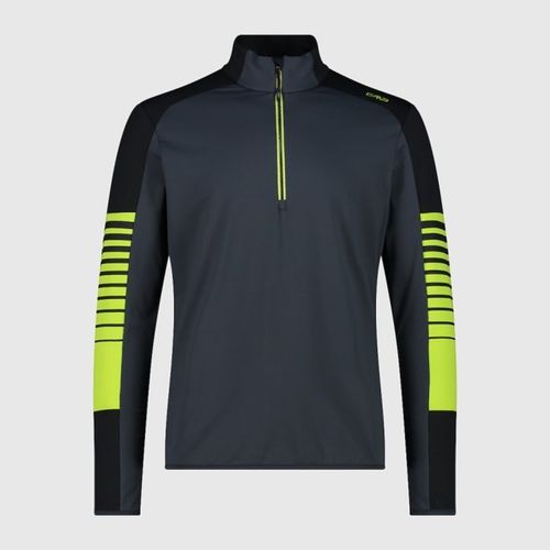 Muški Flis Cmp Sweat Black/Green slika 1