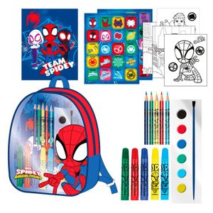 Marvel Spidey and His Amazing Friends backpack stationery set