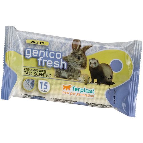 Ferplast Vlažne maramice za glodavce Genico Fresh – 15 kom slika 1