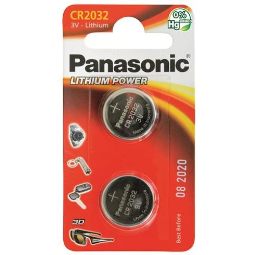 PANASONIC baterije CR-2032EL/2B Lithium Coin slika 1