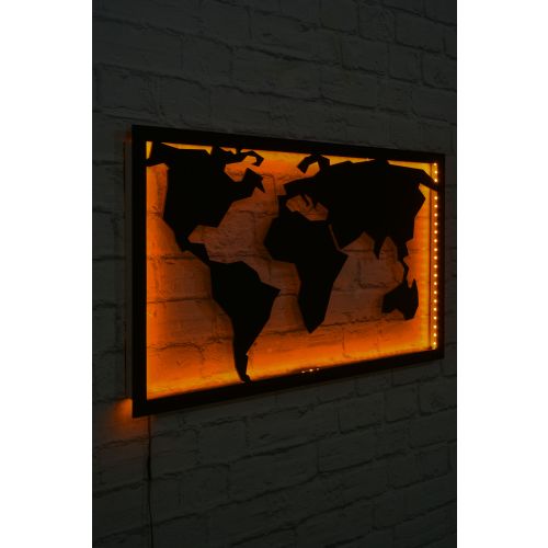 Wallity Dekorativna led rasvjeta World Map 2 - žuta slika 2