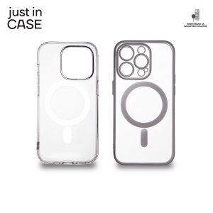 2u1 Extra case MAG MIX paket SREBRNI za iPhone 14 Pro