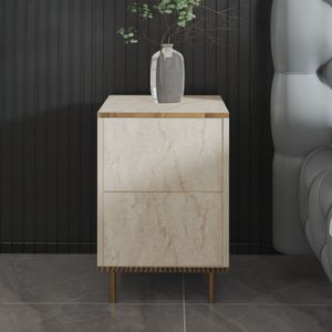 Imaj - Travertine, Gold Travertine Noćni Stolić