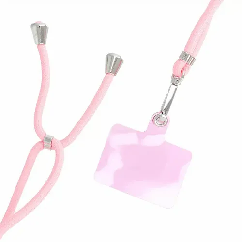 SWING privjesak za telefon podesive duljine / duljina kabela 165 cm (max 82,5 cm u omči) / rame ili vrat – lite pink slika 3