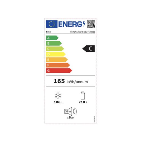 Beko kombinirani hladnjak B5RCNA345HG1 slika 8