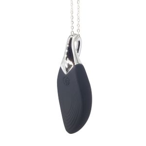 Klitoralni vibrator Lola games Vibrating necklace Liberty Leaf Black